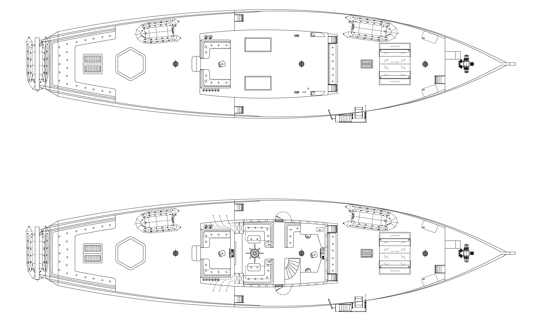 36m Tern Schooner Deck Plan