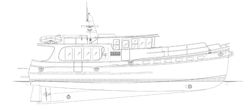 The 49' Semi Planing Motor Yacht OCEAN RUNNER