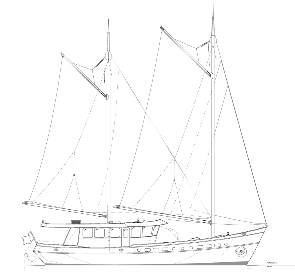 60' Swallow's Nest - Motor Sailing Yacht