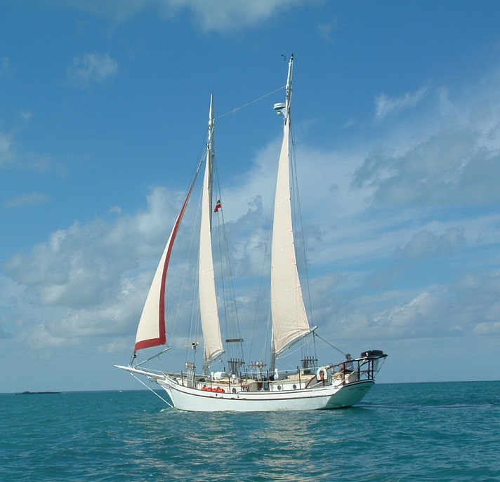 The 44' Schooner Redpath Under Sail - Kasten Marine Design, Inc
