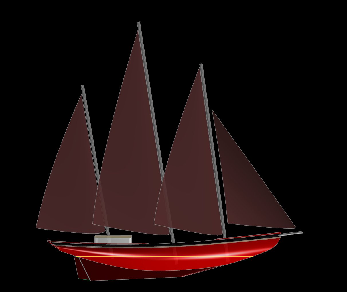 73' Schooner Caribe - Kasten Marine Design, Inc.
