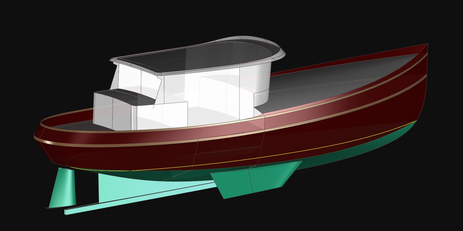 Boojum 43 - A Trawler Yacht by Kasten Marine Design, Inc.