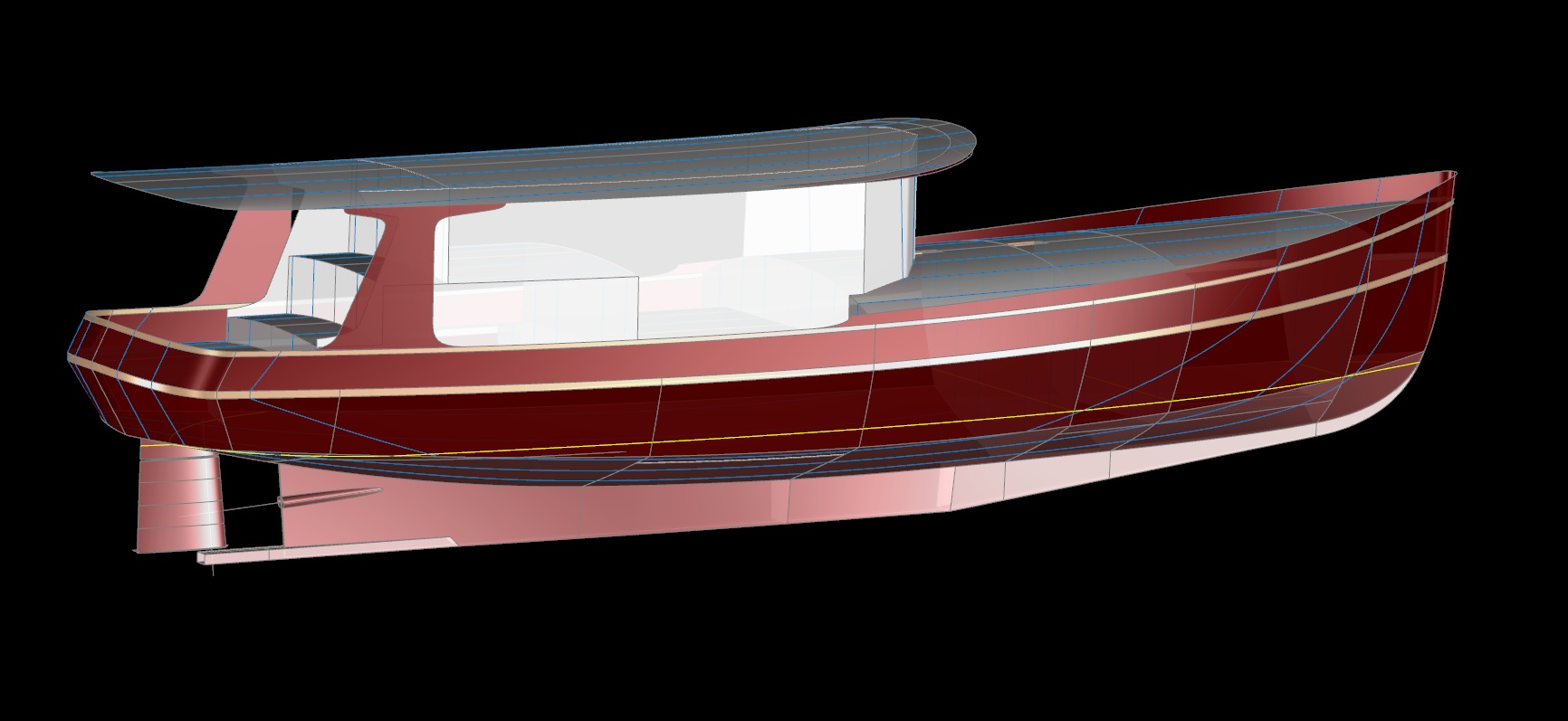 70' Valemar Trawler Yacht - Kasten Marine Design, Inc.