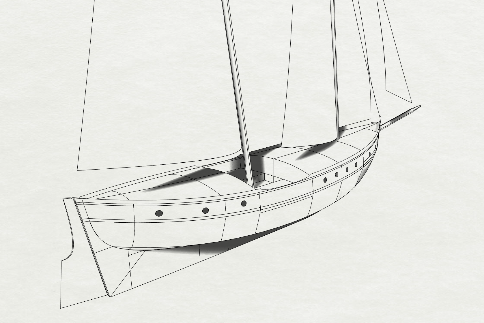 55' VALKYRIE - Pelagic Sailing Vessel - Kasten Marine Design, Inc.