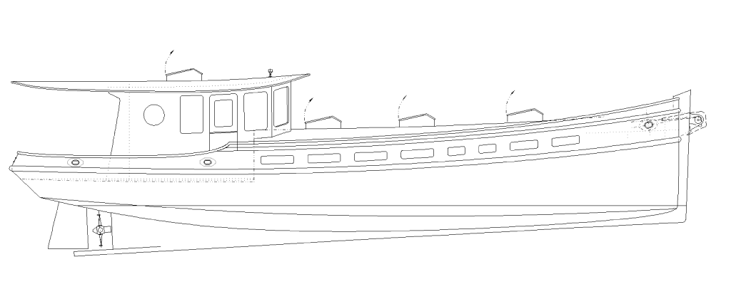 The 49' Motor Yacht QUINN - Kasten Marine Design, Inc.