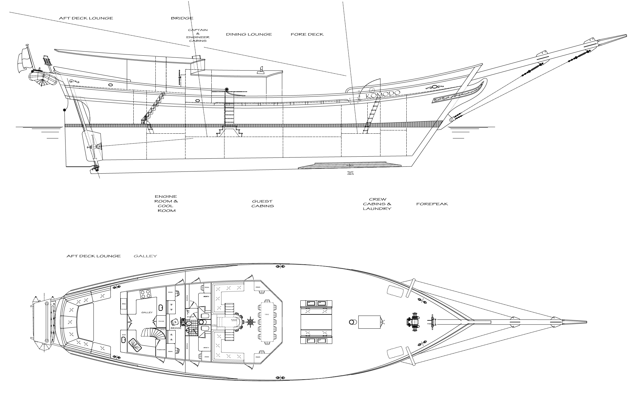 31m Komodo Privateer - Kasten Marine Design, Inc.