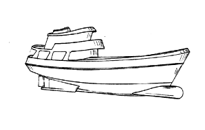76' Free Spirit - A Baltic Style Trawler Yacht by Kasten Marine Design, Inc.