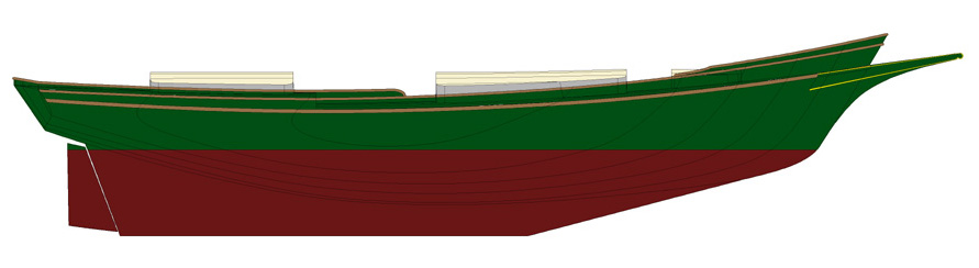 55' Schooner - JOSEPHINE - Kasten Marine Design, Inc.