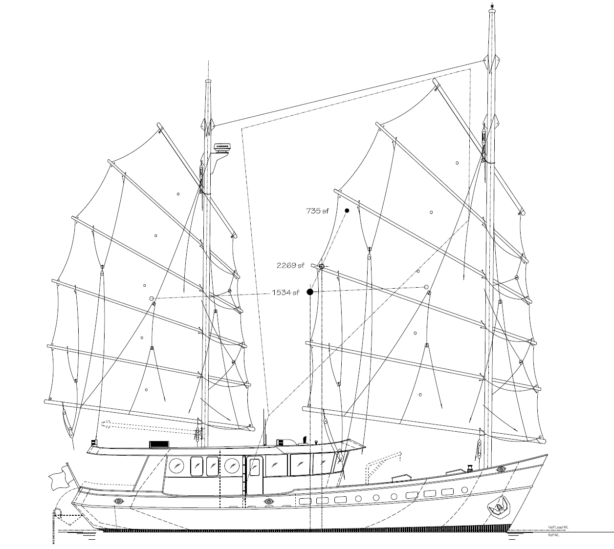 60' Swallow's Nest - Motor Sailing Yacht