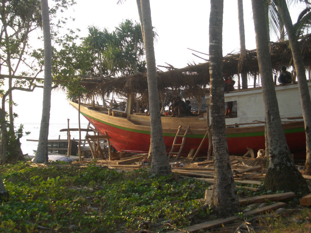 Boats in Tanah Biru, South Sulawesi, Indonesia