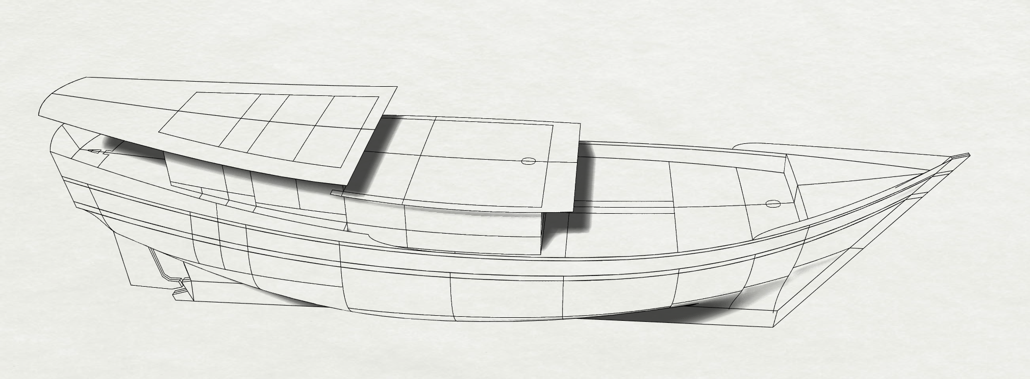 36m Lombok Privateer Schooner - Kasten Marine Design, Inc.
