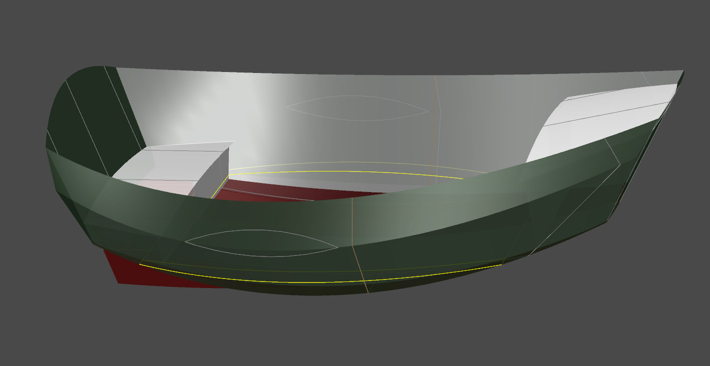 7' Plywood Sailing Pram - Kasten Marine Design, Inc.