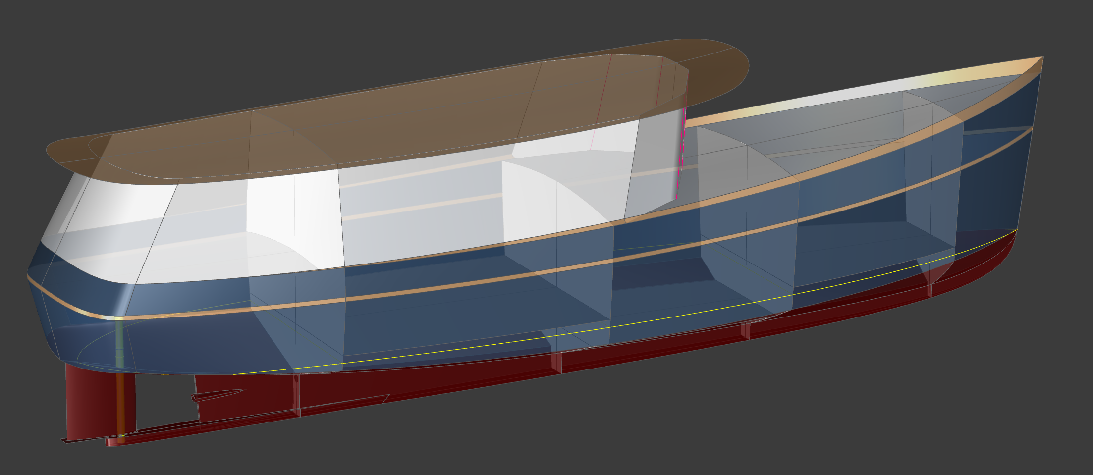 35' "Big Ferdinand" Trawler Yacht - Kasten Marine Design, Inc.