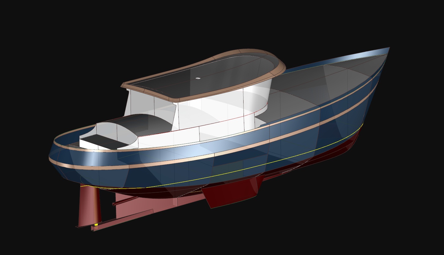 Far Horizon 43 - A Trawler Yacht by Kasten Marine Design, Inc.