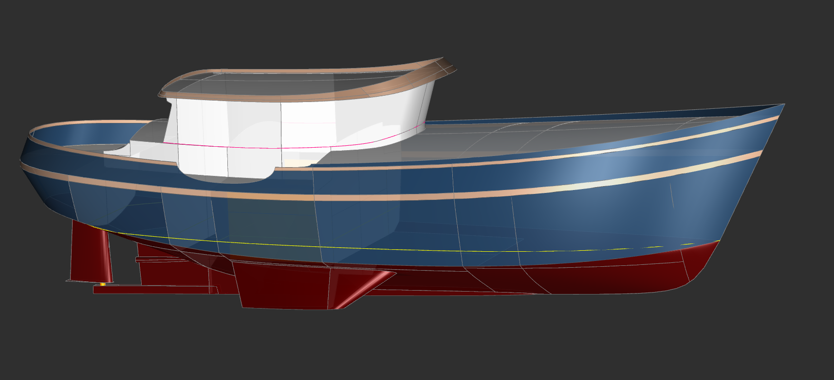 50' Trawler Yacht FAR HORIZON - Kasten Marine Design, Inc.