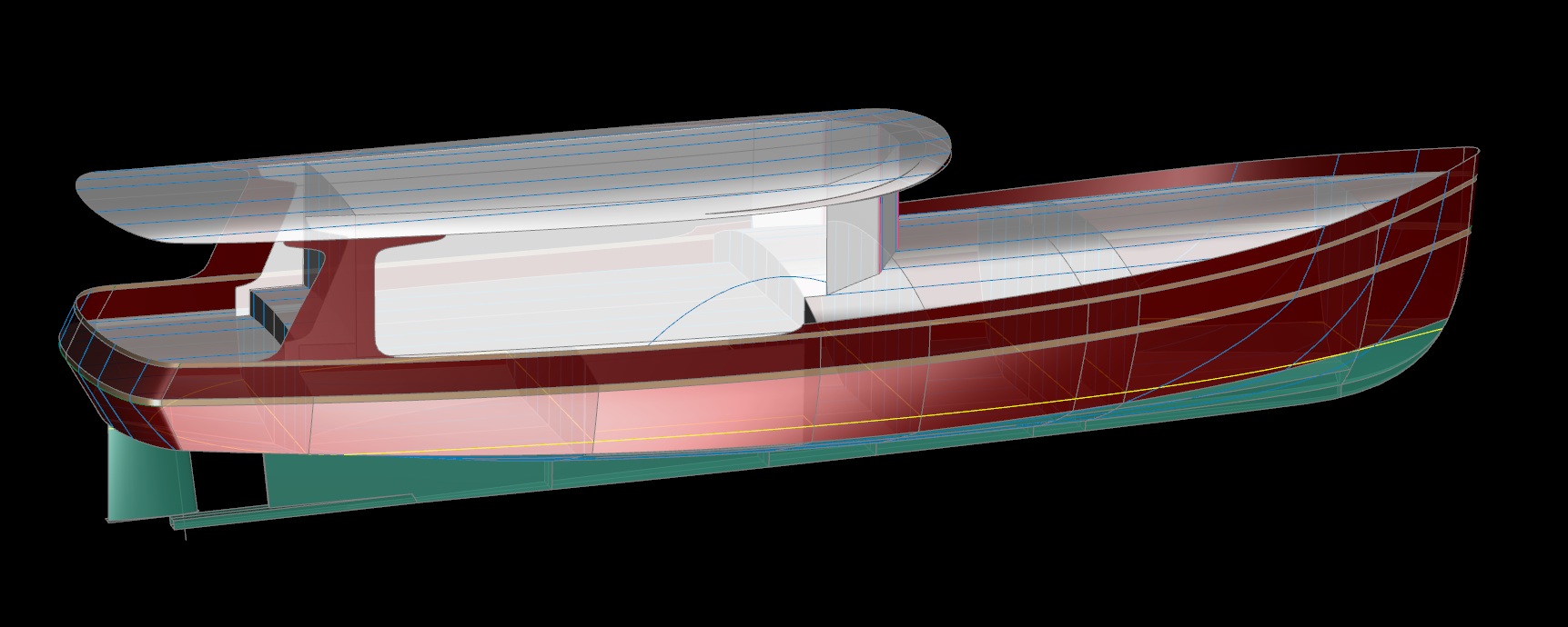 70' Motor Yacht - NOMAD - Kasten Marine Design, Inc.