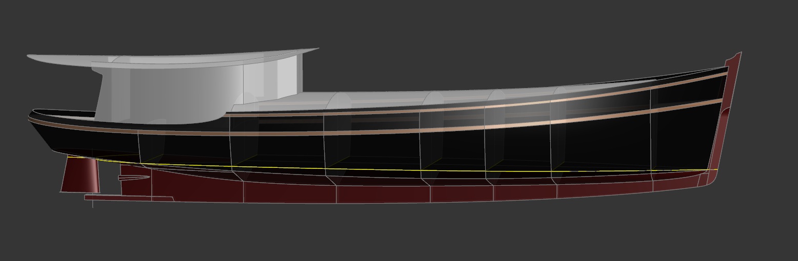 82' Peregrine - Classic Dream Yacht - Kasten Marine Design, Inc.