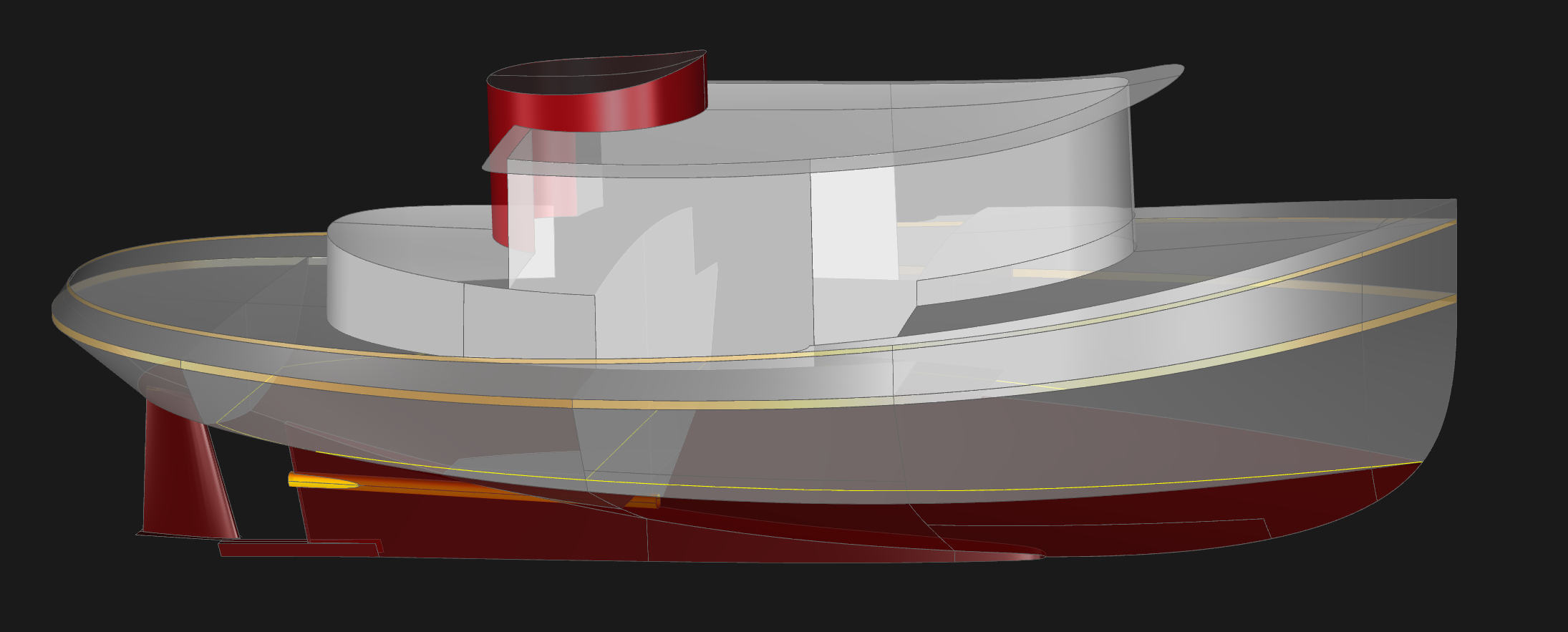 32' Tug Yacht TALISKER - Kasten Marine Design, Inc.