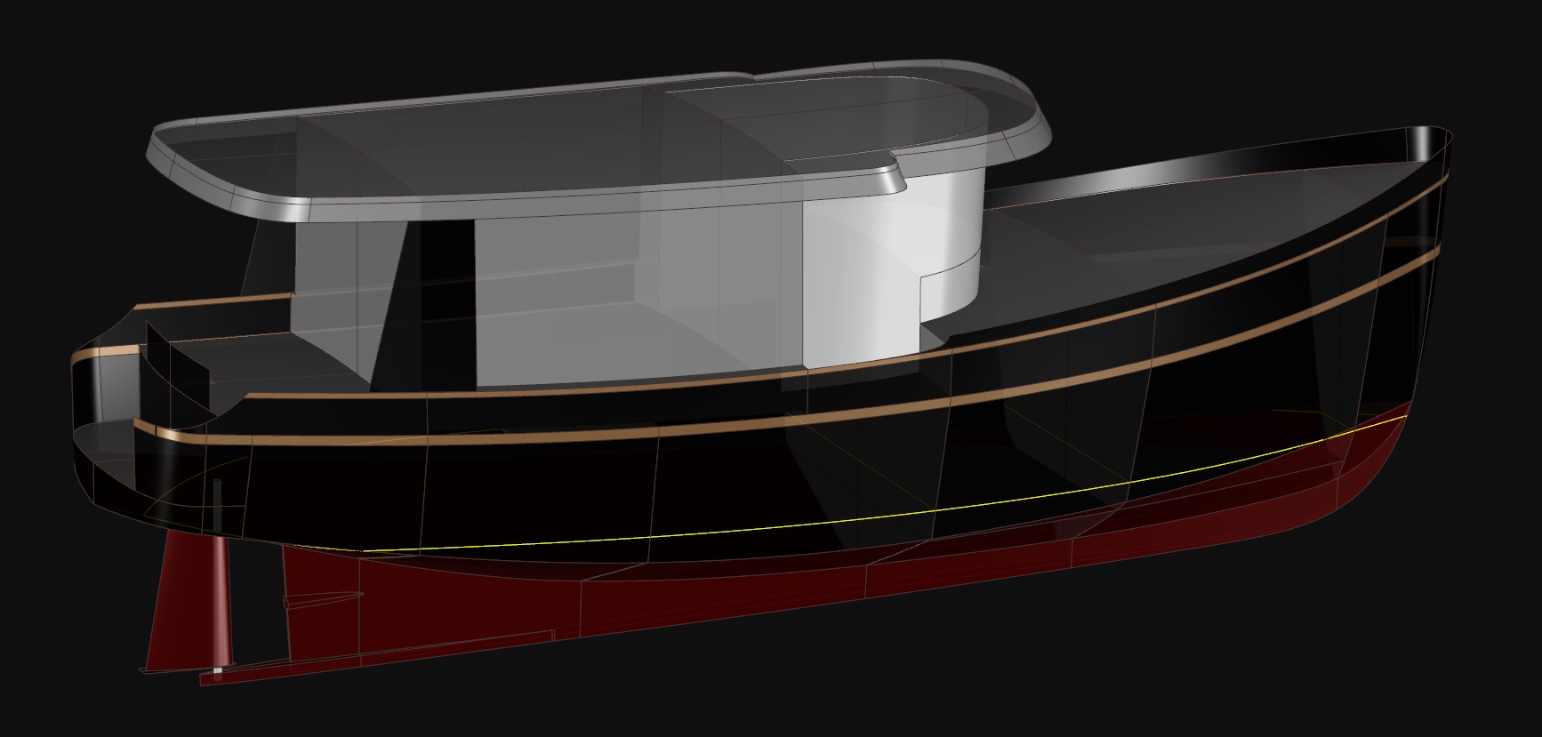 Widebody Dive Yacht PETREL - Kasten Marine Design, Inc.